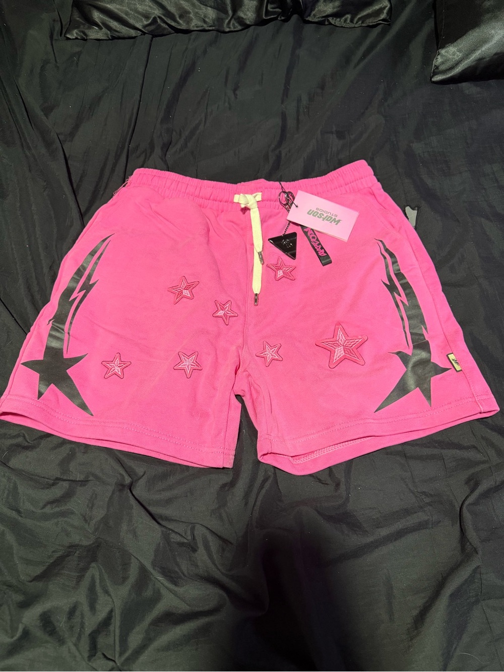 Watson Pink Star Patch Shorts